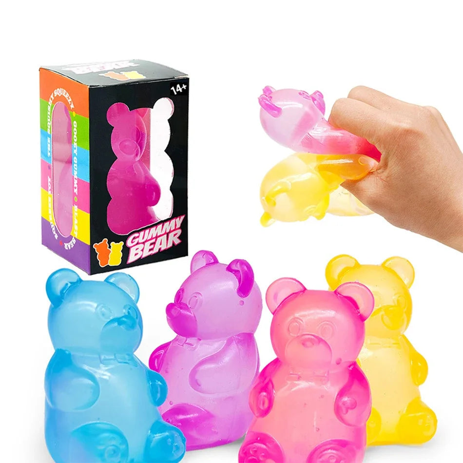 NeeDoh™ Nice Cube & Gummy Bear - Αντιστρες Παιχνίδι Squishy
