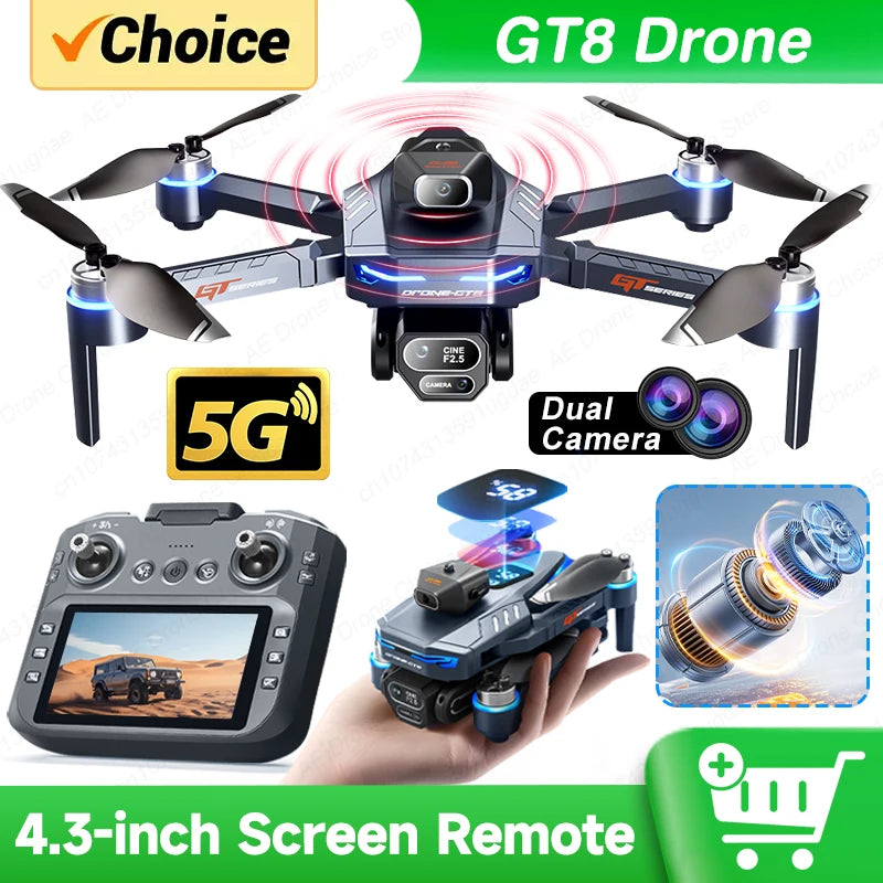 Επαγγελματικό Αναδιπλούμενο Drone με Διπλή Κάμερα & Οθόνη