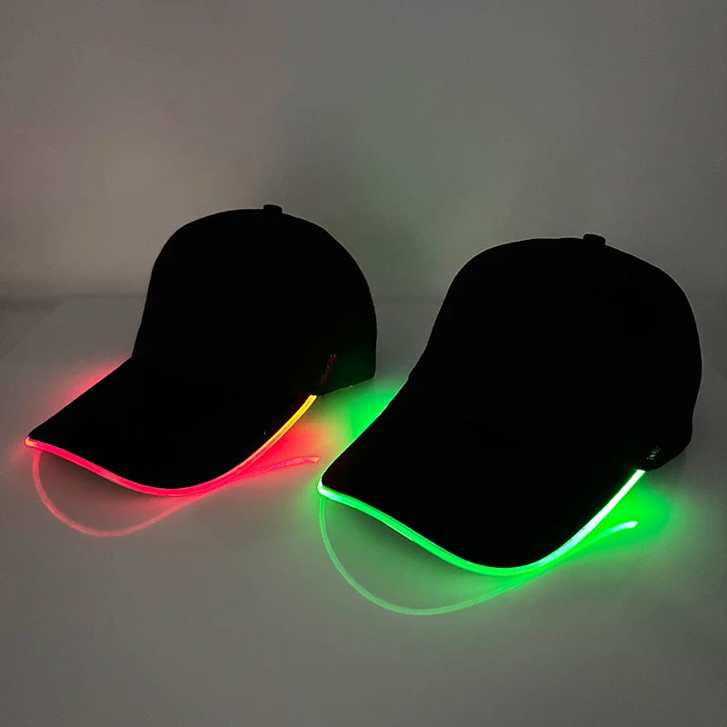 LED GlowCap™ - Καπέλο με Φωτισμό LED για Πάρτι & Φεστιβάλ
