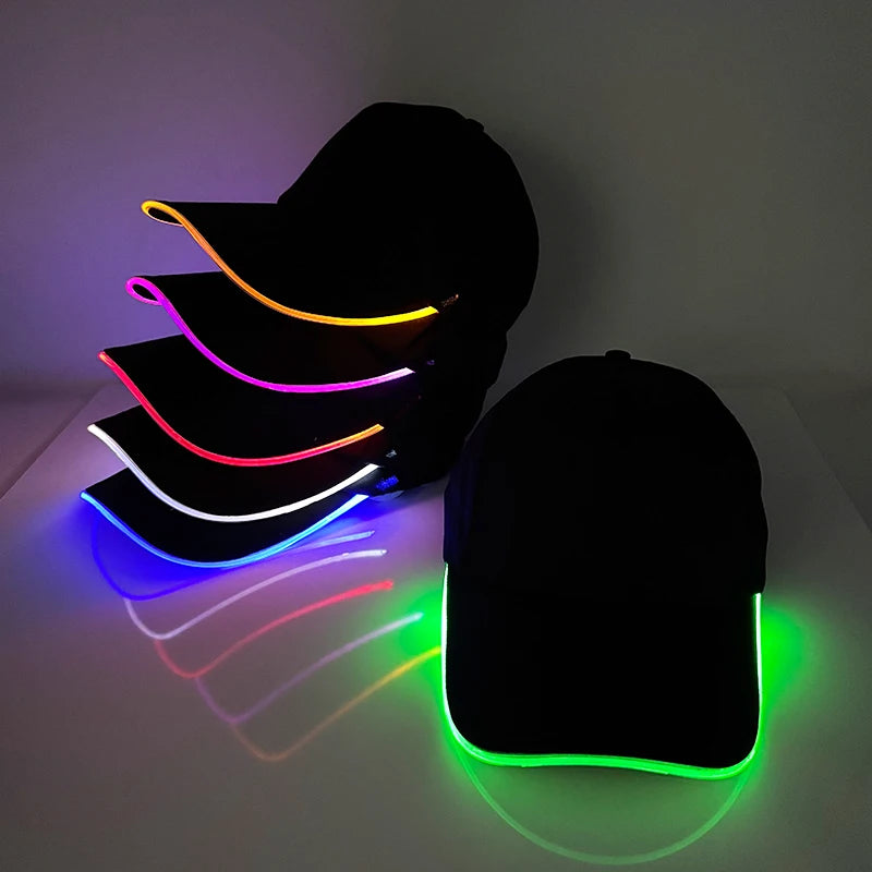 LED GlowCap™ - Καπέλο με Φωτισμό LED για Πάρτι & Φεστιβάλ