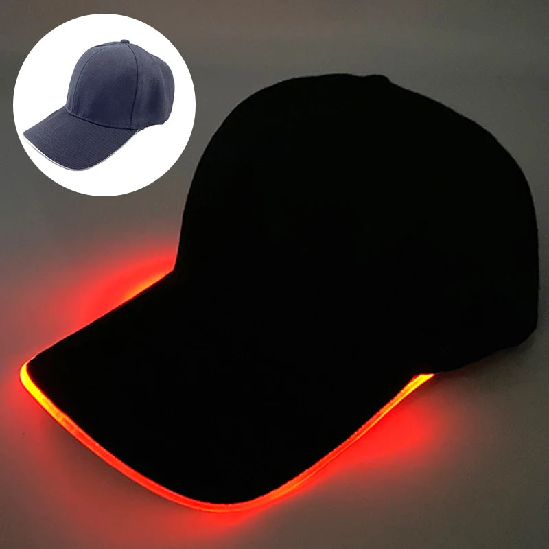 LED GlowCap™ - Καπέλο με Φωτισμό LED για Πάρτι & Φεστιβάλ