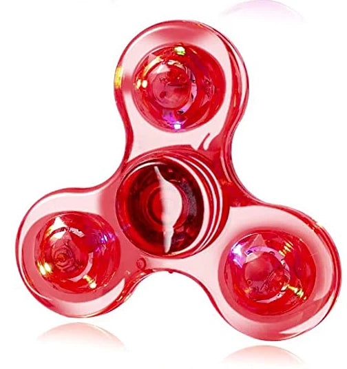 Φωτιζόμενο Fidget Spinner με Φώτα LED – Luminous Παιχνίδι Δακτύλου για Μείωση Άγχους, Στρες & Συγκέντρωση για Παιδιά και Ενήλικες