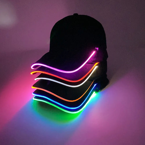 LED GlowCap™ - Καπέλο με Φωτισμό LED για Πάρτι & Φεστιβάλ