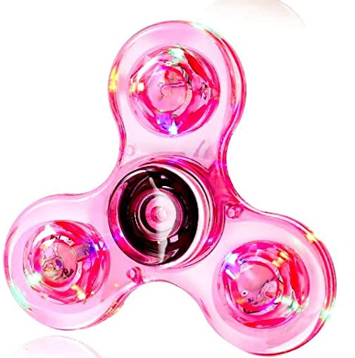 Φωτιζόμενο Fidget Spinner με Φώτα LED – Luminous Παιχνίδι Δακτύλου για Μείωση Άγχους, Στρες & Συγκέντρωση για Παιδιά και Ενήλικες
