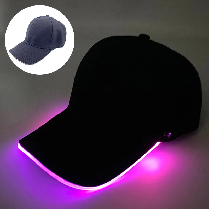LED GlowCap™ - Καπέλο με Φωτισμό LED για Πάρτι & Φεστιβάλ