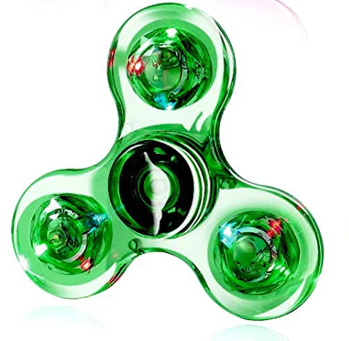 Φωτιζόμενο Fidget Spinner με Φώτα LED – Luminous Παιχνίδι Δακτύλου για Μείωση Άγχους, Στρες & Συγκέντρωση για Παιδιά και Ενήλικες