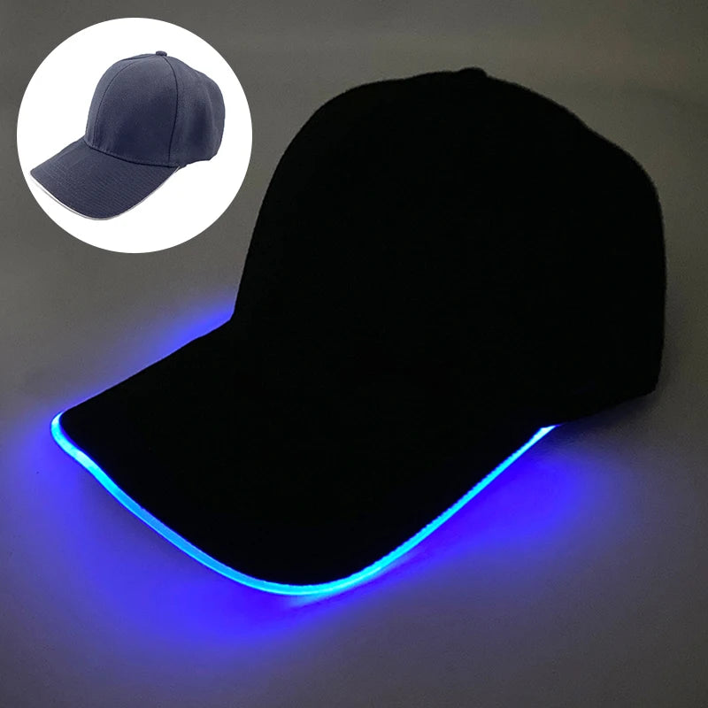 LED GlowCap™ - Καπέλο με Φωτισμό LED για Πάρτι & Φεστιβάλ