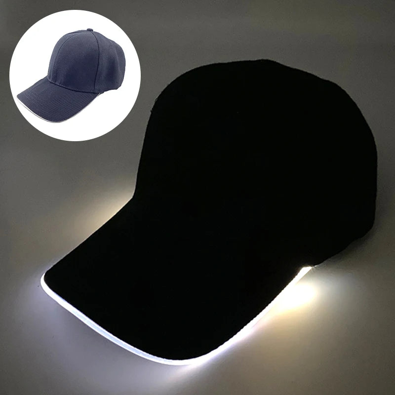 LED GlowCap™ - Καπέλο με Φωτισμό LED για Πάρτι & Φεστιβάλ