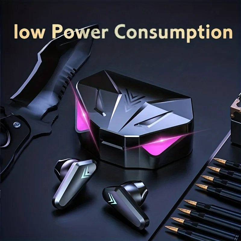 Ασύρματα Gaming Ακουστικά TWS X15 Bluetooth – Ψηφιακή Οθόνη LED, Μείωση Θορύβου (Noise Cancelling) & Ενσωματωμένο Μικρόφωνο