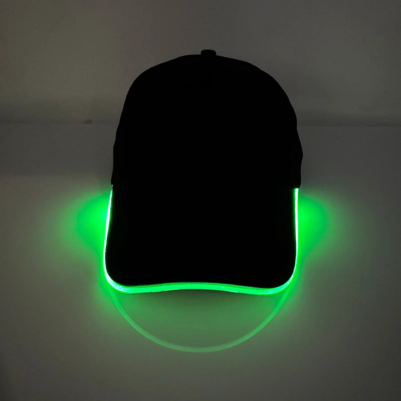 LED GlowCap™ - Καπέλο με Φωτισμό LED για Πάρτι & Φεστιβάλ