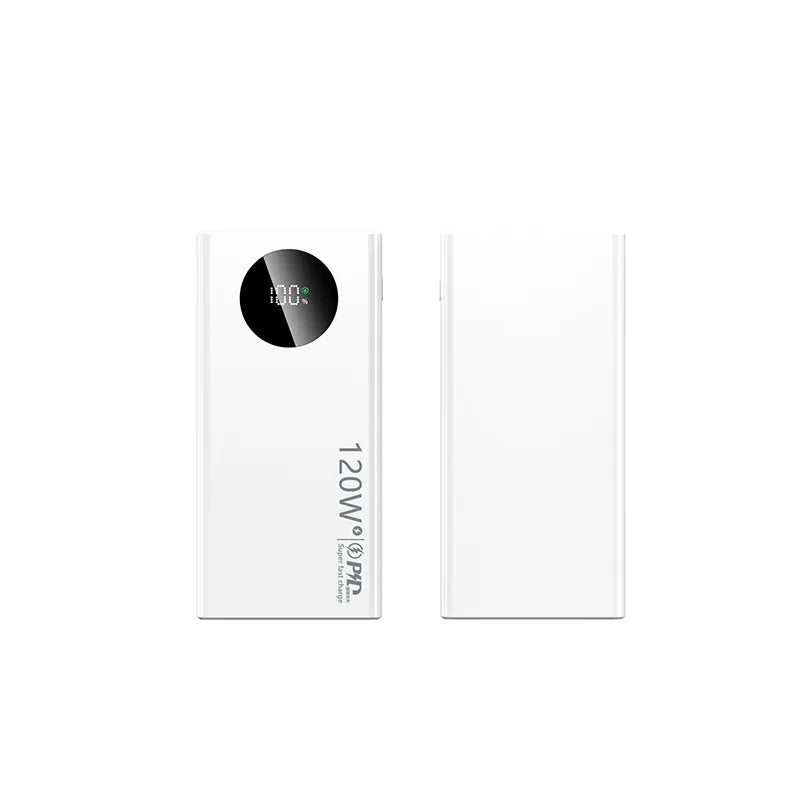 Φορητό Power Bank Μεγάλης Χωρητικότητας 66W Super Fast Charging – Ψηφιακός Φορτιστής Ταχείας Φόρτισης με 4 Ενσωματωμένα Καλώδια για iPhone, Samsung & Xiaomi