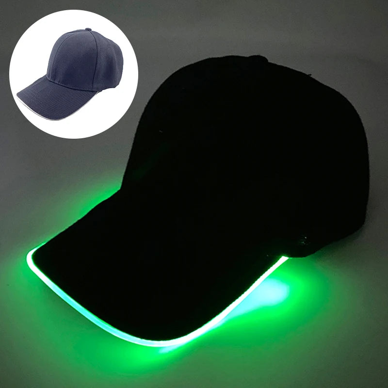 LED GlowCap™ - Καπέλο με Φωτισμό LED για Πάρτι & Φεστιβάλ