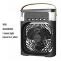 Φορητό Mini Air Cooler & Υγραντήρας 3-σε-1 USB – Επιτραπέζιο Μίνι Κλιματιστικό με Φωτισμό LED, 3 Ταχύτητες & Δοχείο Πάγου/Νερού