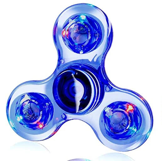 Φωτιζόμενο Fidget Spinner με Φώτα LED – Luminous Παιχνίδι Δακτύλου για Μείωση Άγχους, Στρες & Συγκέντρωση για Παιδιά και Ενήλικες