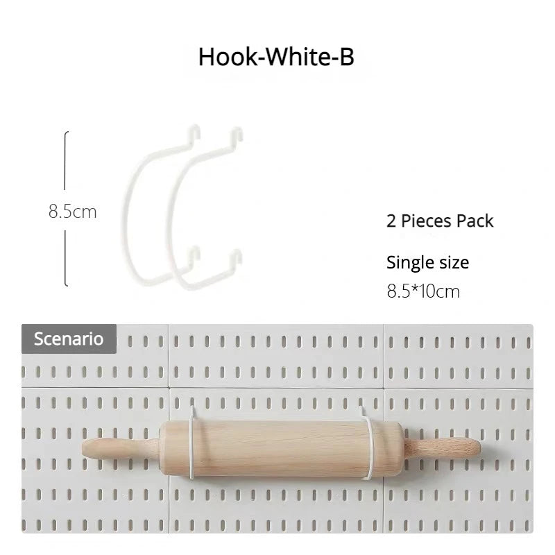 Διάτρητος Πίνακας Οργάνωσης Τοίχου Pegboard – DIY Σύστημα Αποθήκευσης με Ράφια & Αξεσουάρ για Κουζίνα, Μπάνιο, Γραφείο & Gaming Room
