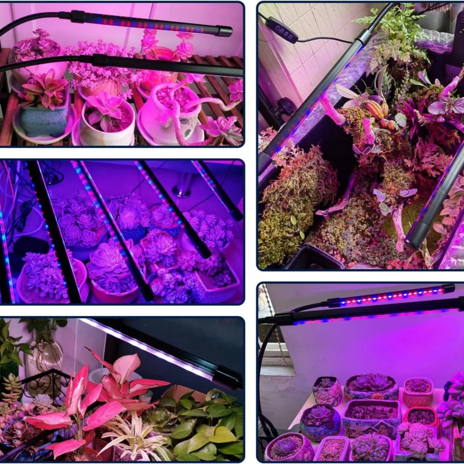 Επαγγελματικό LED Φωτιστικό Ανάπτυξης Φυτών USB Full Spectrum – Φυτολάμπα με Κλιπ Στήριξης, Ροοστάτη & Χρονοδιακόπτη