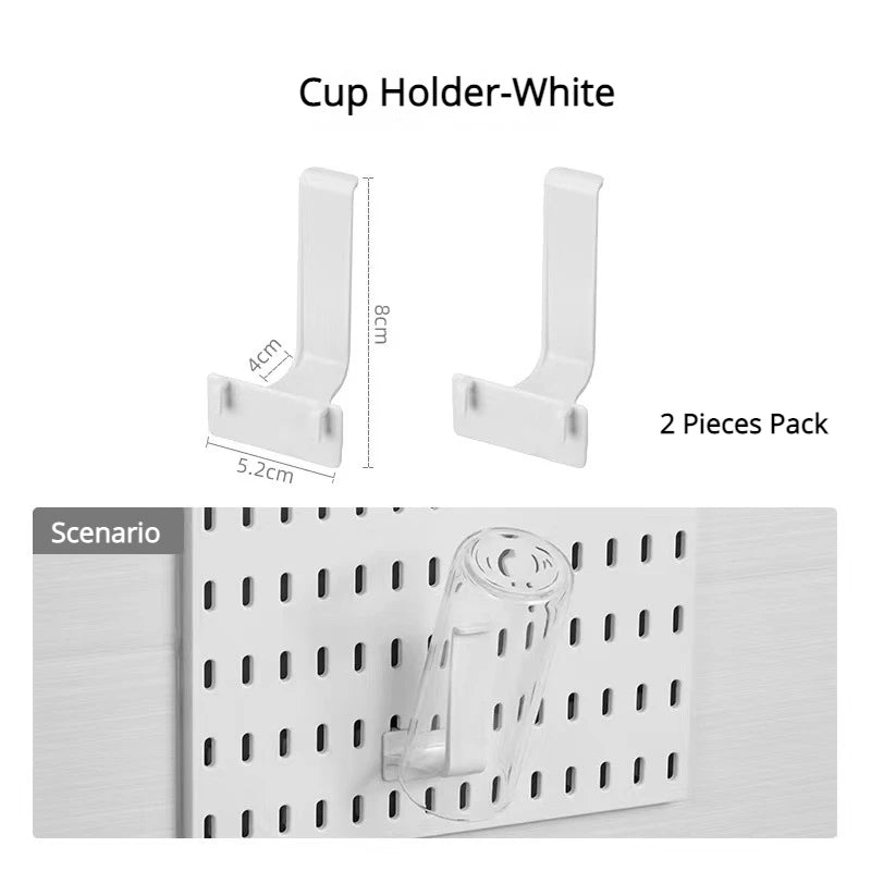 Διάτρητος Πίνακας Οργάνωσης Τοίχου Pegboard – DIY Σύστημα Αποθήκευσης με Ράφια & Αξεσουάρ για Κουζίνα, Μπάνιο, Γραφείο & Gaming Room
