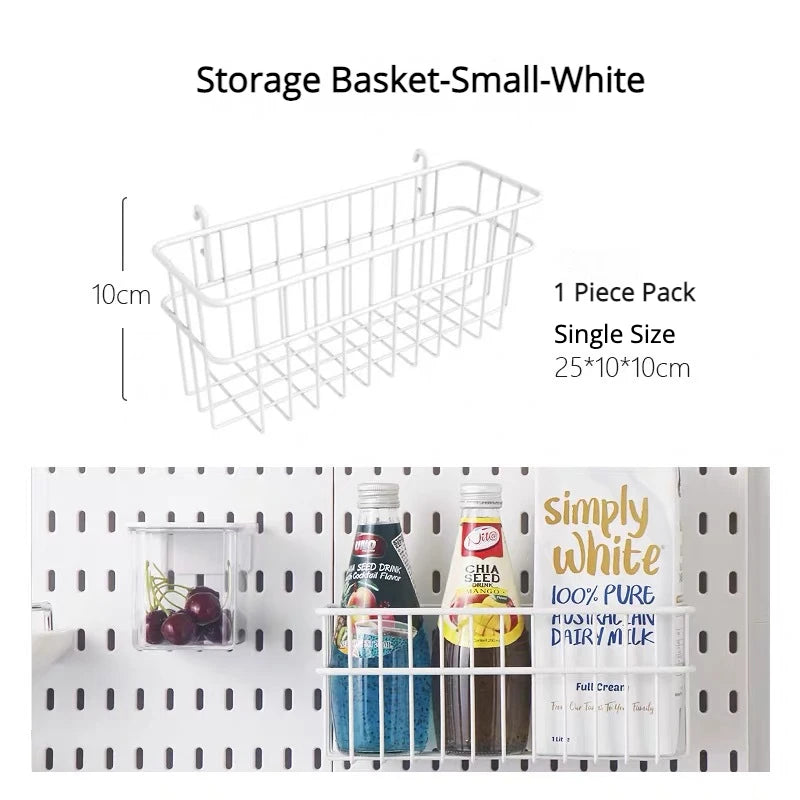 Διάτρητος Πίνακας Οργάνωσης Τοίχου Pegboard – DIY Σύστημα Αποθήκευσης με Ράφια & Αξεσουάρ για Κουζίνα, Μπάνιο, Γραφείο & Gaming Room