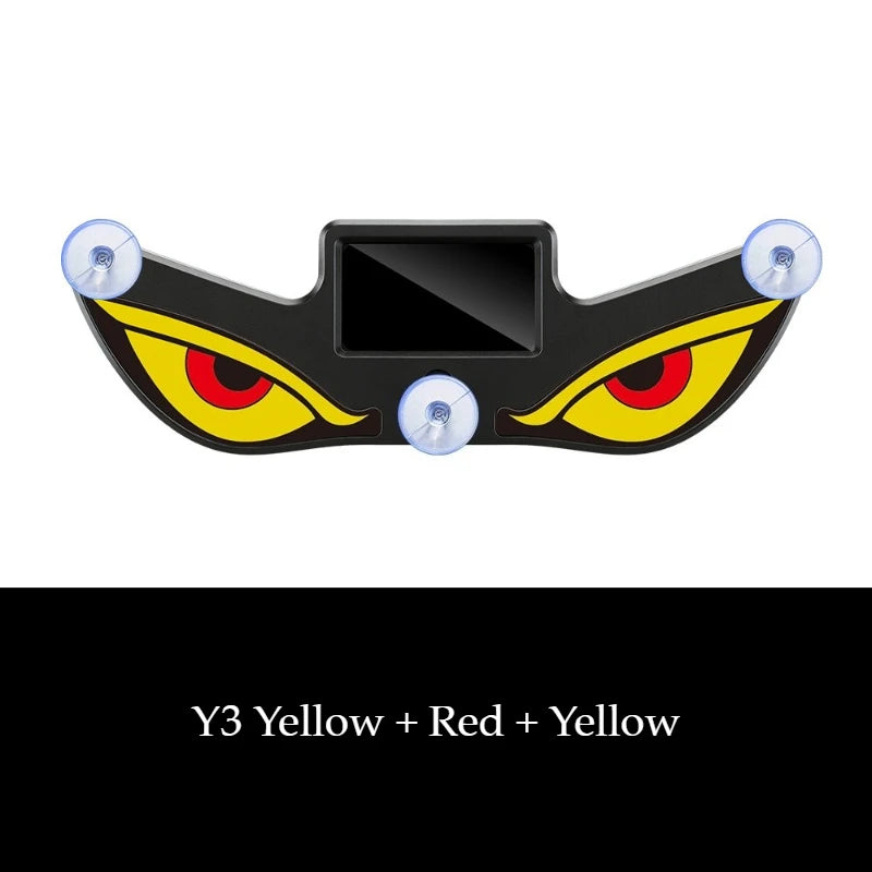 Δυναμικό LED Φως Αυτοκινήτου "Devil Eyes" – Ηλιακό Προειδοποιητικό Φως Πίσω Παρμπρίζ