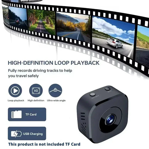 Mini Κάμερα Ασφαλείας WiFi 4K FullHD – Μικρή Ασύρματη Κάμερα Παρακολούθησης με Ανίχνευση Κίνησης, Αμφίδρομο Ήχο & Νυχτερινή Όραση