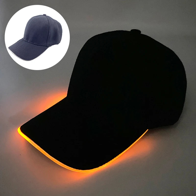 LED GlowCap™ - Καπέλο με Φωτισμό LED για Πάρτι & Φεστιβάλ