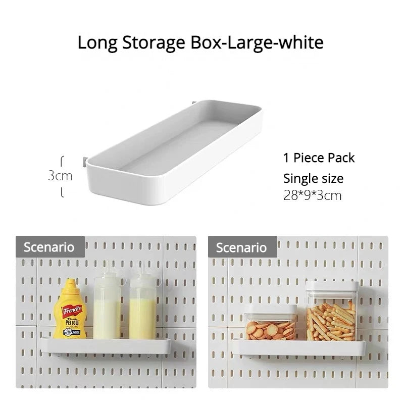 Διάτρητος Πίνακας Οργάνωσης Τοίχου Pegboard – DIY Σύστημα Αποθήκευσης με Ράφια & Αξεσουάρ για Κουζίνα, Μπάνιο, Γραφείο & Gaming Room